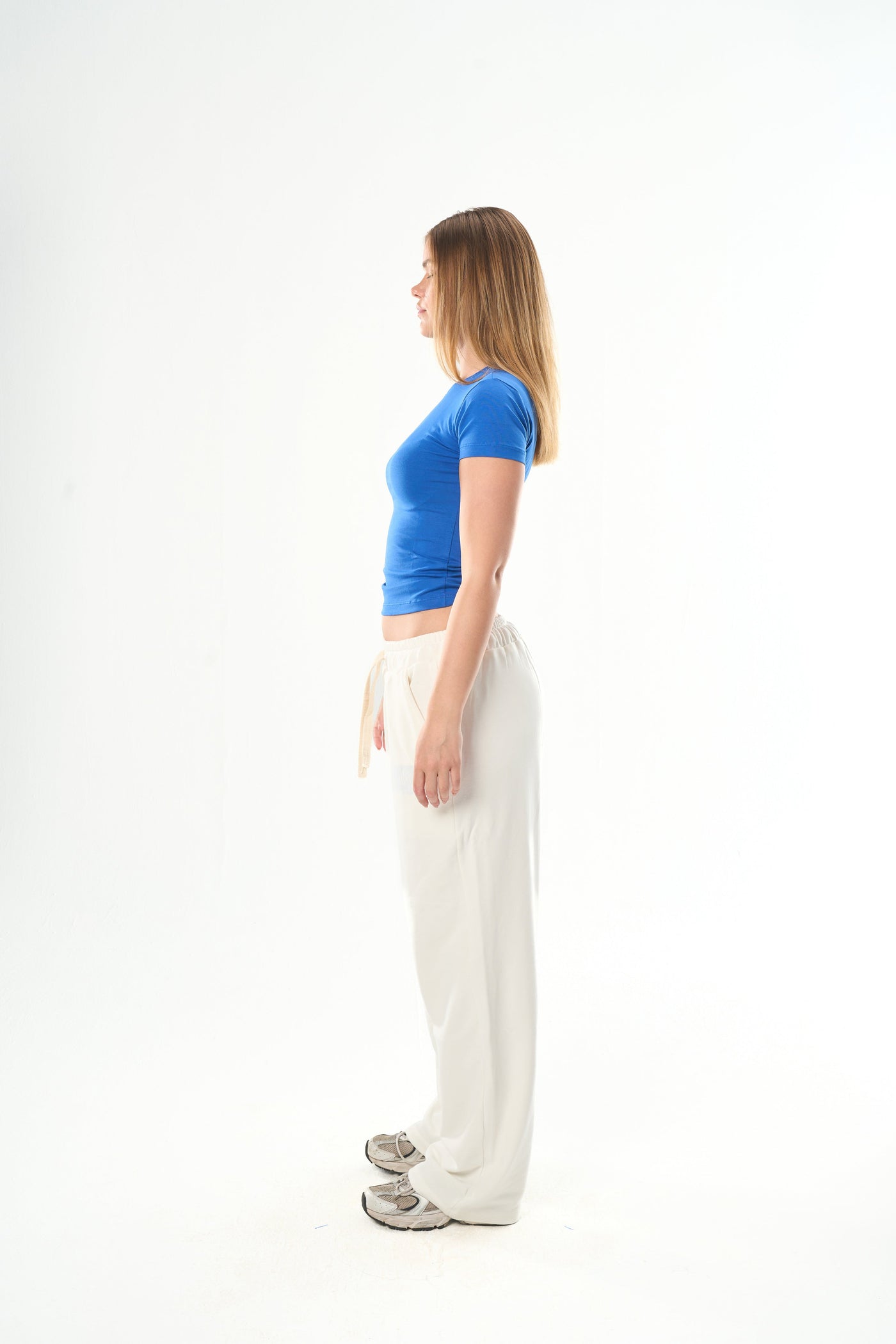 Royal Blue Round Neck Top