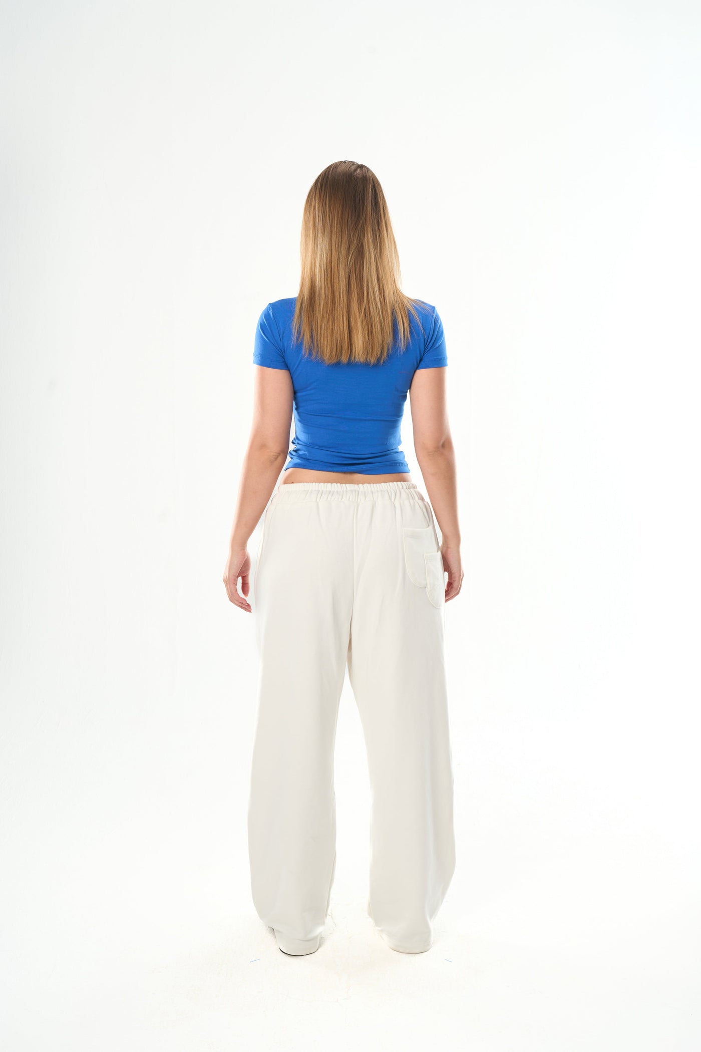 Royal Blue Round Neck Top