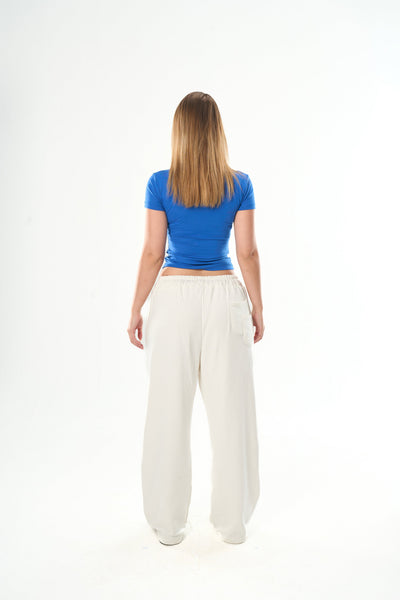 Royal Blue Round Neck Top