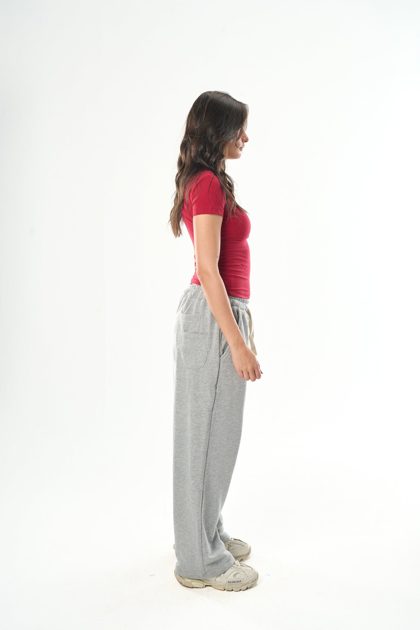 Burgundy Round Neck Top