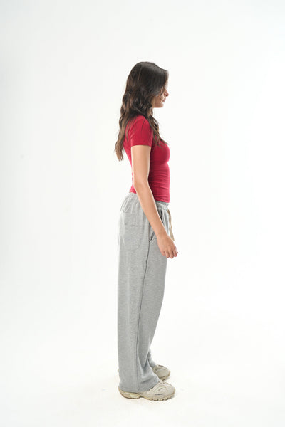 Burgundy Round Neck Top