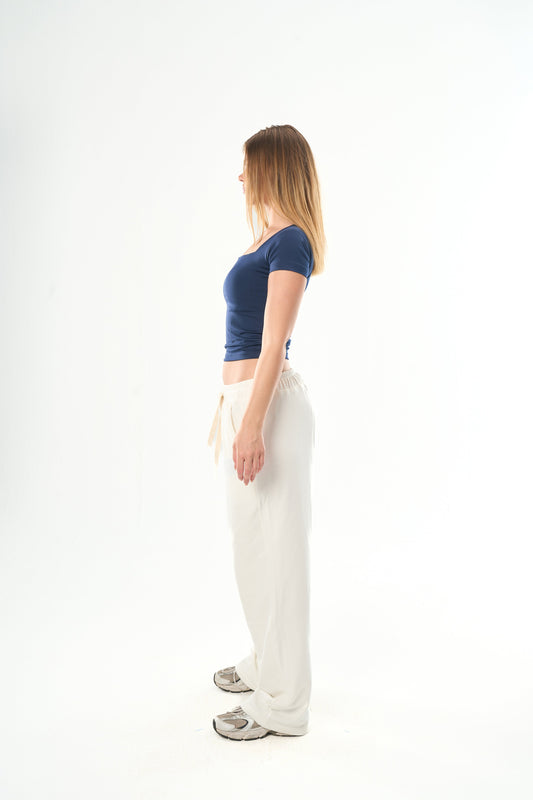 Navy Blue Square Top