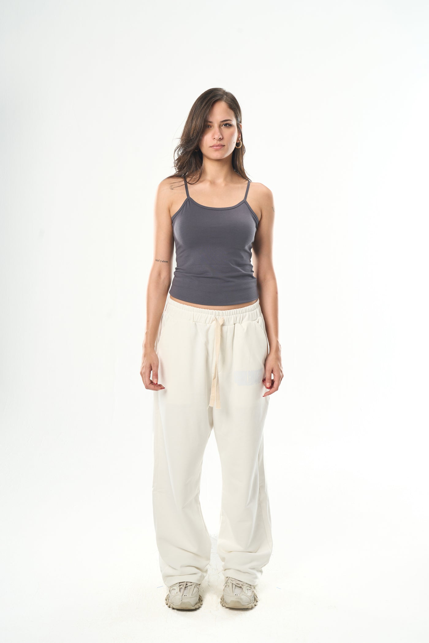 Dark Grey Spaghetti Top
