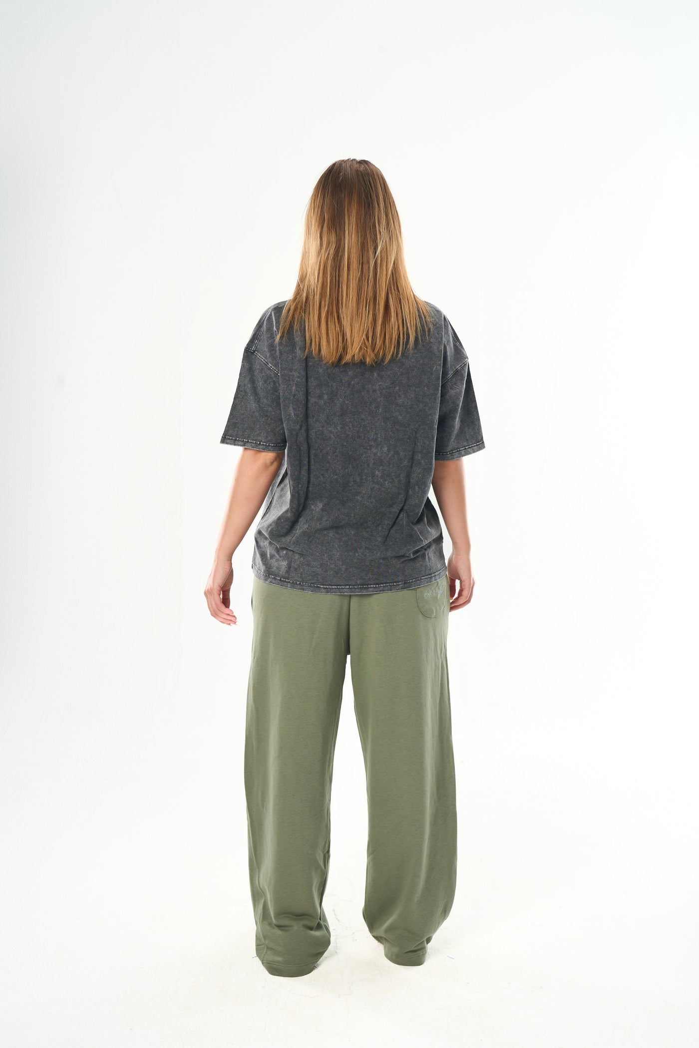 Washed Grey Basic T-Shirt