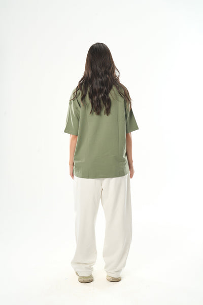 Olive Green Basic T-Shirt