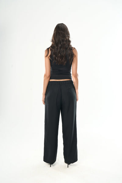 Black Cut Top