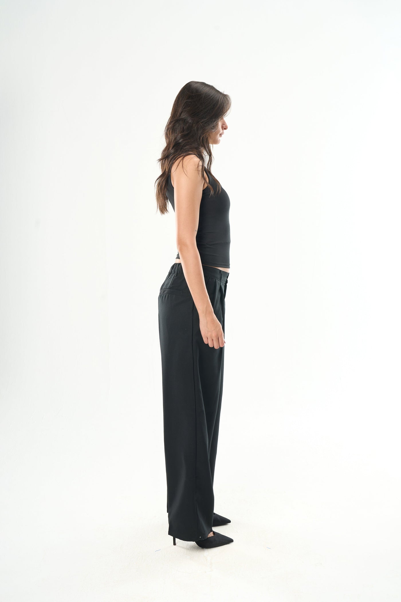 Black Cut Top