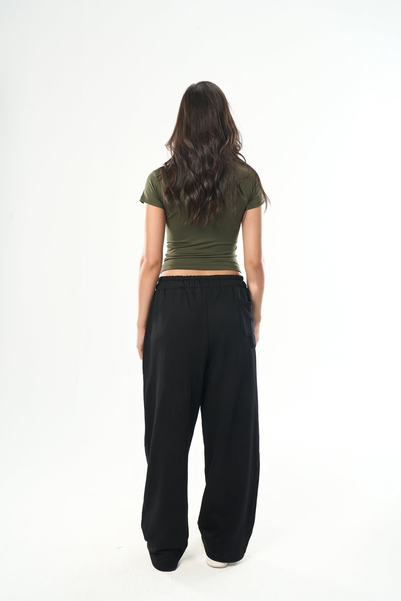Olive Green Square Top