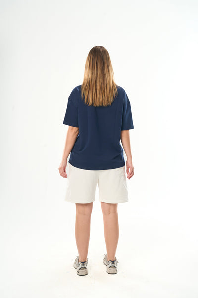 Navy Blue Basic T-Shirt