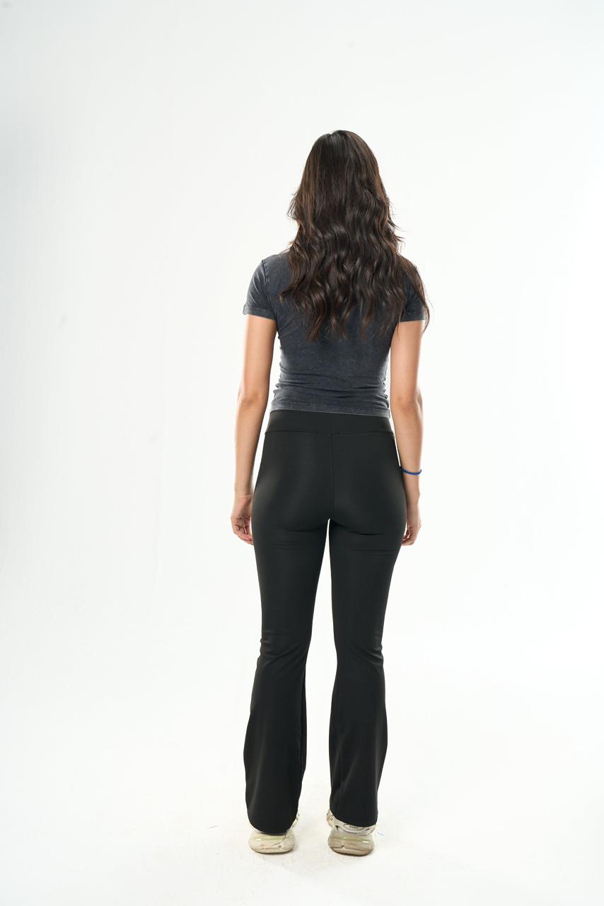 Women – Washed Gray Round Neck Top – Seemly Essentials