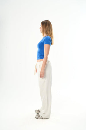 Women – Royal blue Round Neck Top – Seemly Essentials