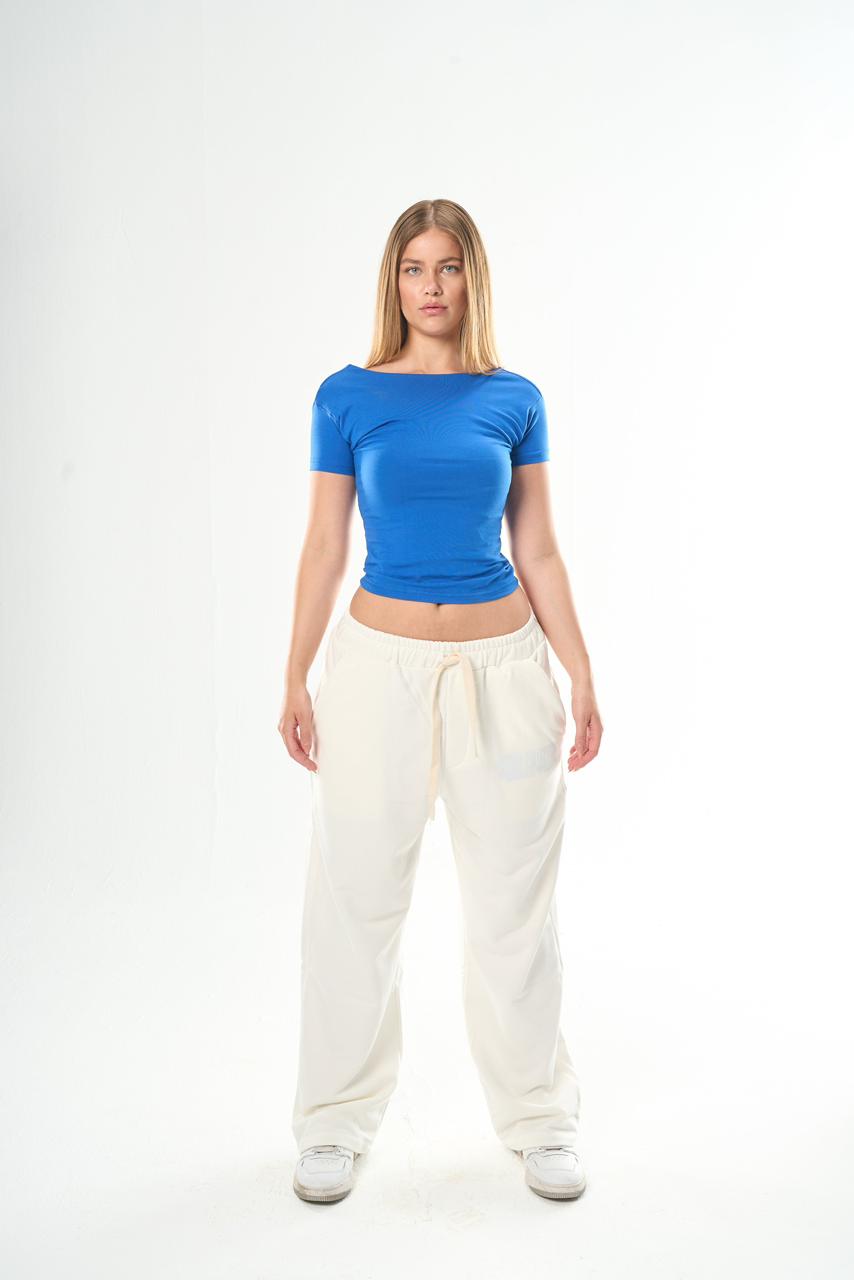 Women – Royal blue Backless Top – Seemly Essentials