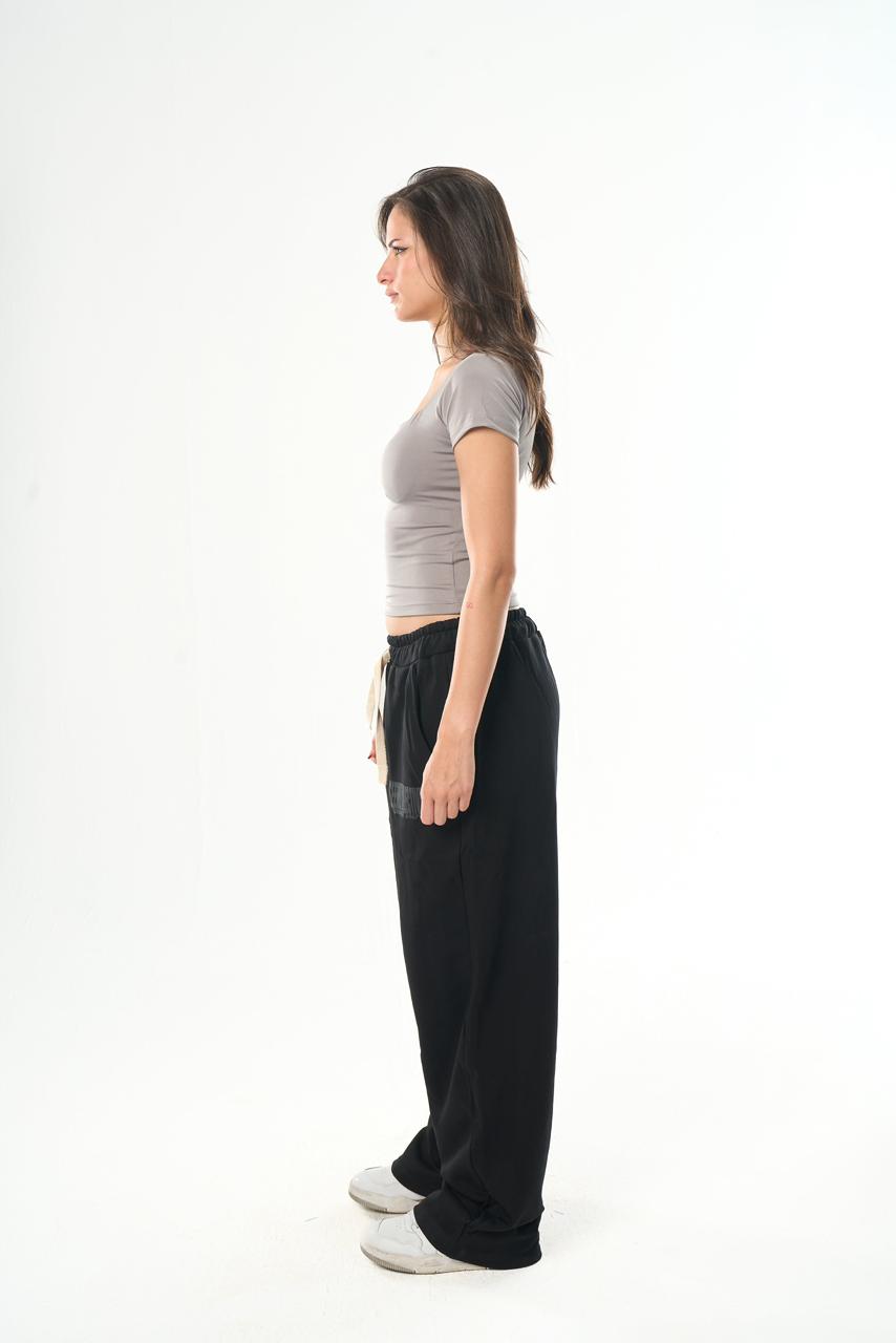 Women – Light grey Square Neck Top – Seemly Essentials