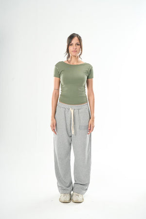 Women – Olive Green Backless Top – Seemly Essentials