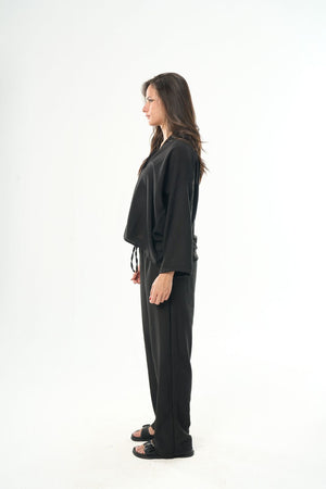 Black Women Linen Pants – Seemly Essentials