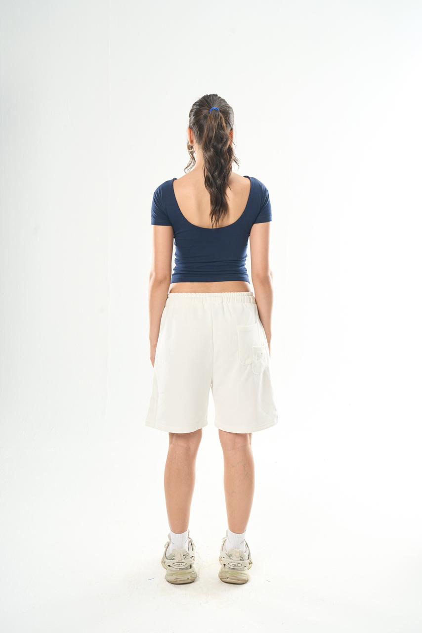 Women – Navy Blue Backless Top – Seemly Essentials