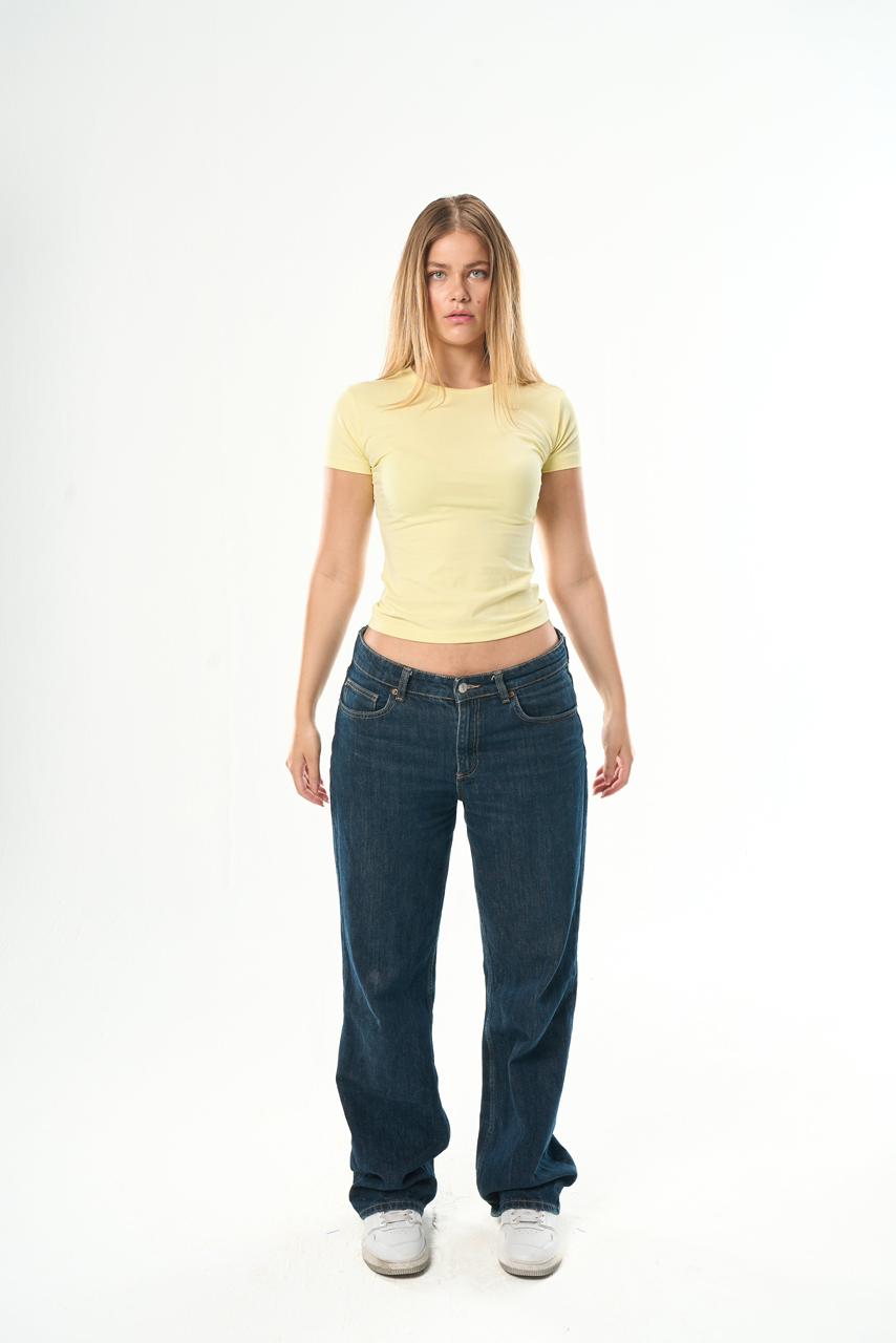 Women – Yellow Round Neck Top – Seemly Essentials
