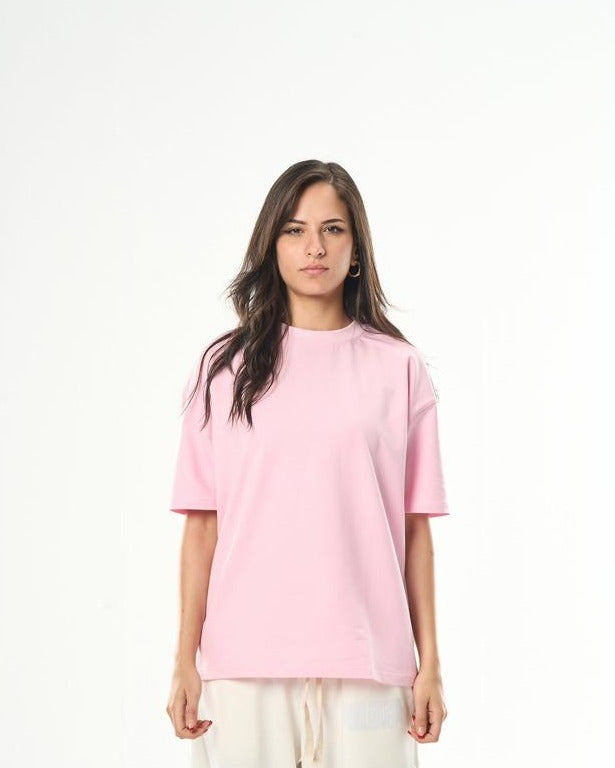 Women – Pink Basic T-Shirt – Seemly Essentials (cover)